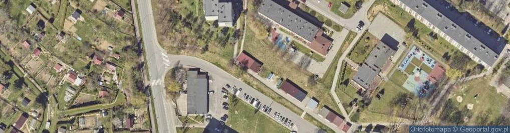 Zdjęcie satelitarne Udzieli Seweryna ul.