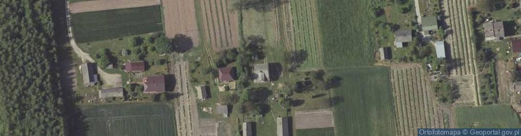 Zdjęcie satelitarne Udrycze-Koniec ul.