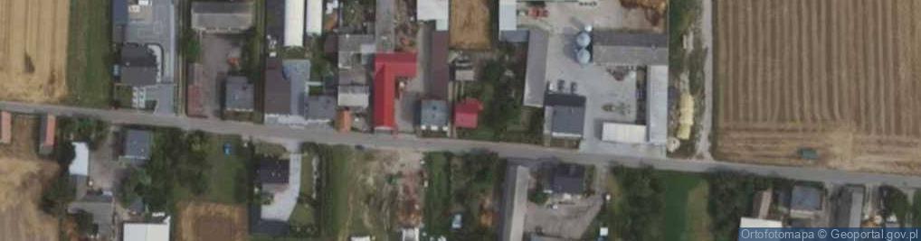Zdjęcie satelitarne Ujazd-Huby ul.
