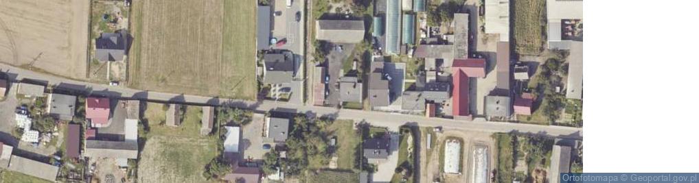 Zdjęcie satelitarne Ujazd-Huby ul.