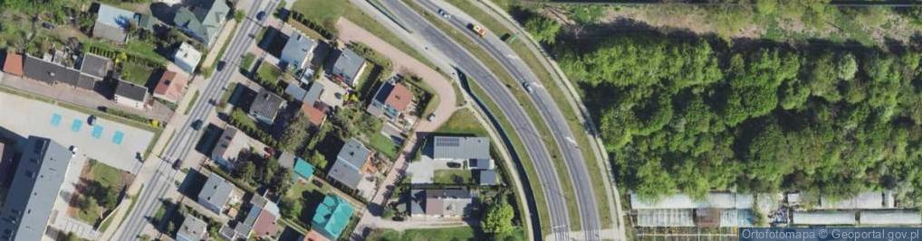 Zdjęcie satelitarne Ukośna ul.