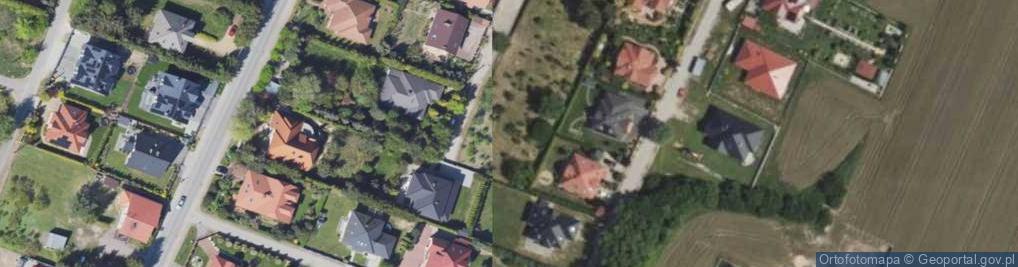 Zdjęcie satelitarne Ukryta ul.