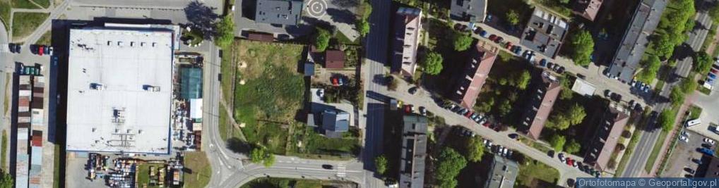 Zdjęcie satelitarne Ułańska ul.