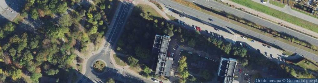 Zdjęcie satelitarne Uniwersytecka ul.