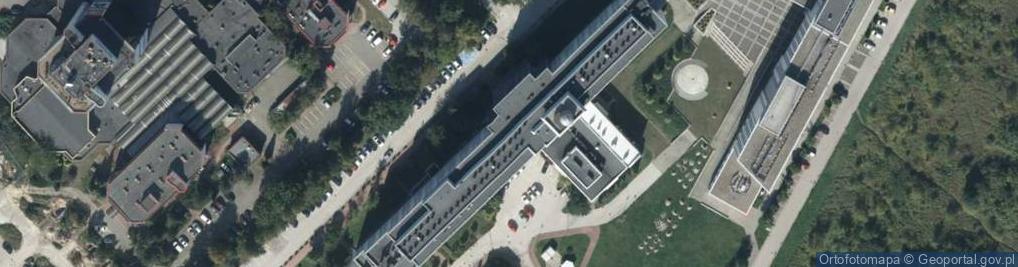Zdjęcie satelitarne Uniwersytecka ul.