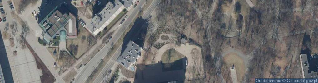 Zdjęcie satelitarne Uniwersytecka ul.