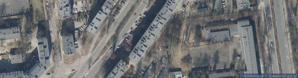 Zdjęcie satelitarne Uniwersytecka ul.