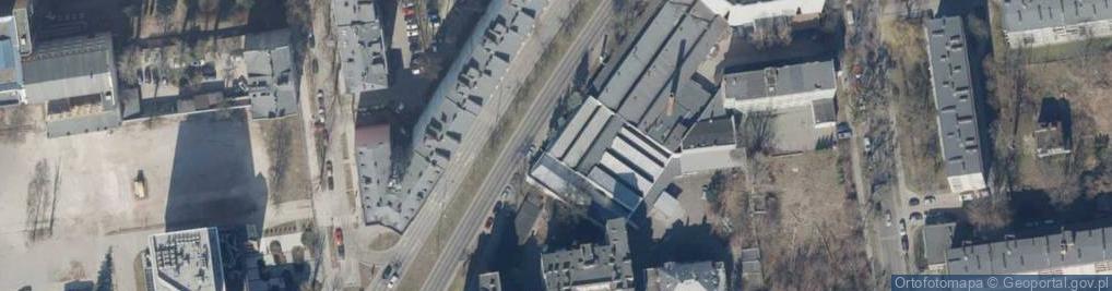 Zdjęcie satelitarne Uniwersytecka ul.