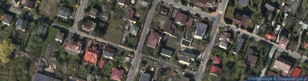 Zdjęcie satelitarne Uniwersytecka ul.