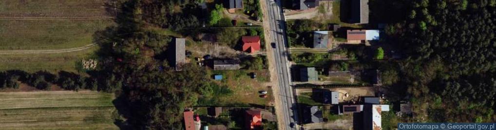 Zdjęcie satelitarne Uniejowska ul.