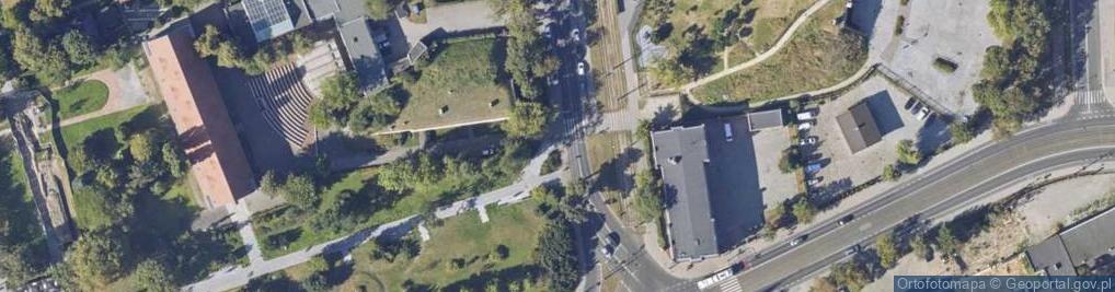 Zdjęcie satelitarne Uniwersytecka ul.