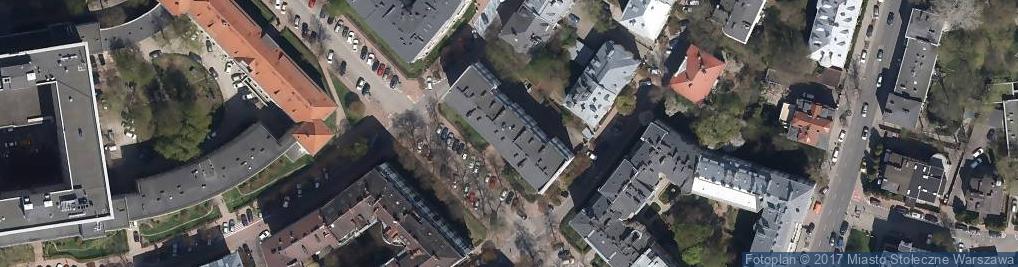 Zdjęcie satelitarne Uniwersytecka ul.