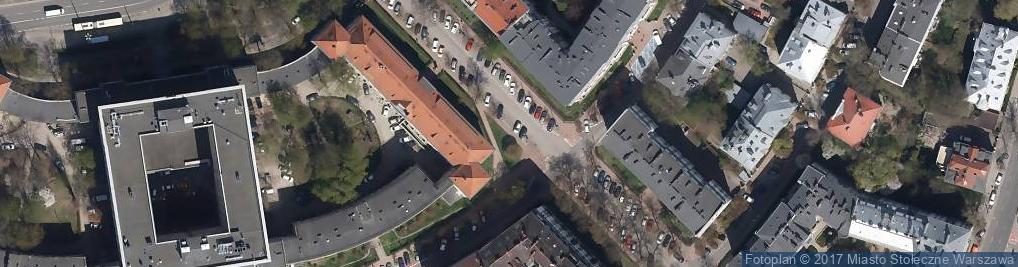 Zdjęcie satelitarne Uniwersytecka ul.