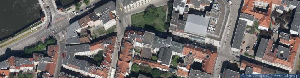 Zdjęcie satelitarne Uniwersytecka ul.