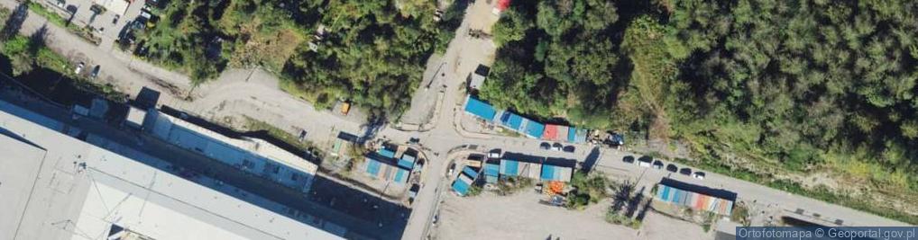 Zdjęcie satelitarne Upadowa ul.