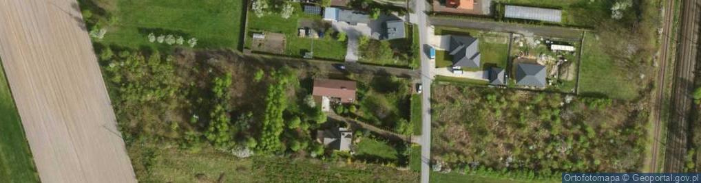 Zdjęcie satelitarne Uprawna ul.