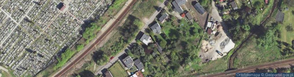 Zdjęcie satelitarne Upadowa ul.