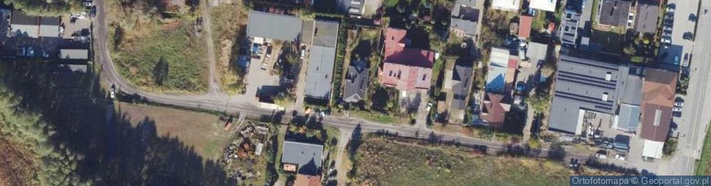 Zdjęcie satelitarne Usługowa ul.