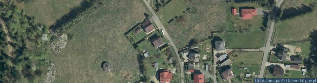 Zdjęcie satelitarne Uście Gorlickie ul.