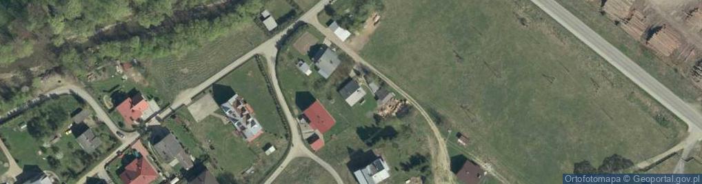 Zdjęcie satelitarne Uście Gorlickie ul.