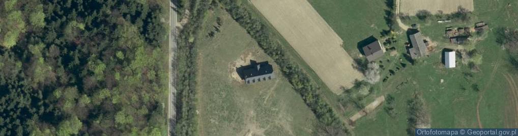 Zdjęcie satelitarne Uście Gorlickie ul.