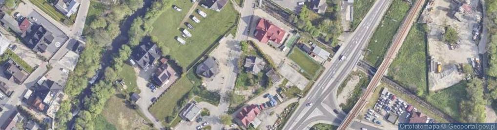 Zdjęcie satelitarne Ustup ul.