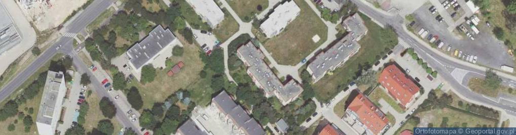 Zdjęcie satelitarne Wańkowicza Melchiora ul.