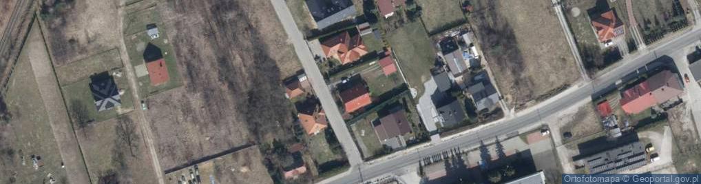 Zdjęcie satelitarne Wakacyjna ul.