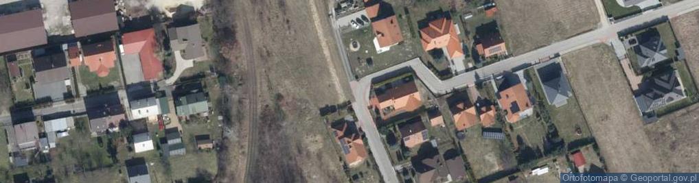 Zdjęcie satelitarne Wakacyjna ul.