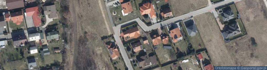 Zdjęcie satelitarne Wakacyjna ul.