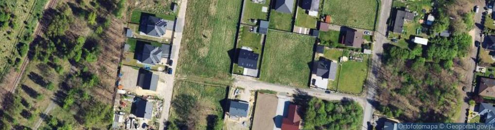 Zdjęcie satelitarne Wakacyjna ul.