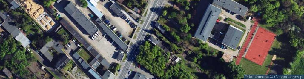 Zdjęcie satelitarne Warszawska ul.