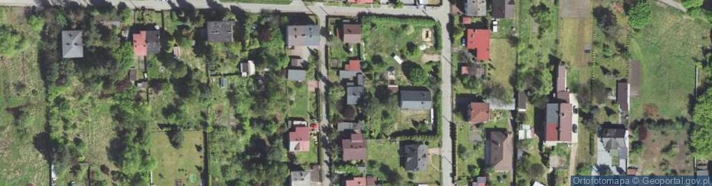 Zdjęcie satelitarne Wakacyjna ul.