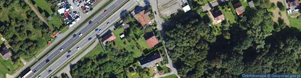 Zdjęcie satelitarne Wąwozowa ul.