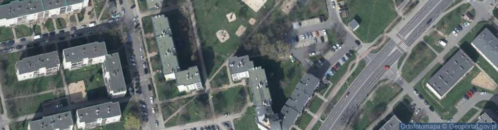 Zdjęcie satelitarne Wawelska ul.