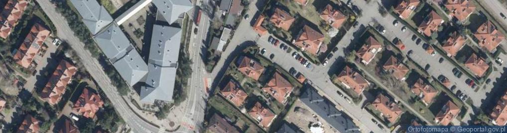 Zdjęcie satelitarne Wakacyjna ul.