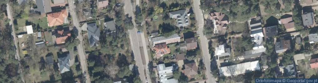 Zdjęcie satelitarne Wawerska ul.