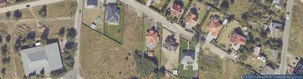 Zdjęcie satelitarne Wakacyjna ul.