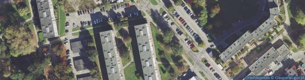 Zdjęcie satelitarne Wańkowicza Melchiora ul.