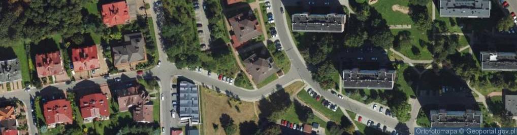 Zdjęcie satelitarne Wawelska ul.