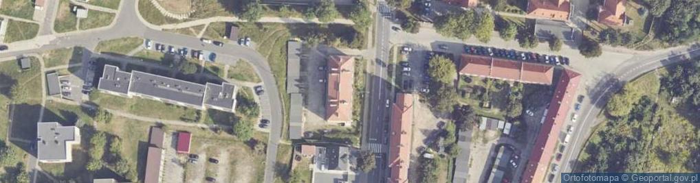 Zdjęcie satelitarne Wakacyjna ul.