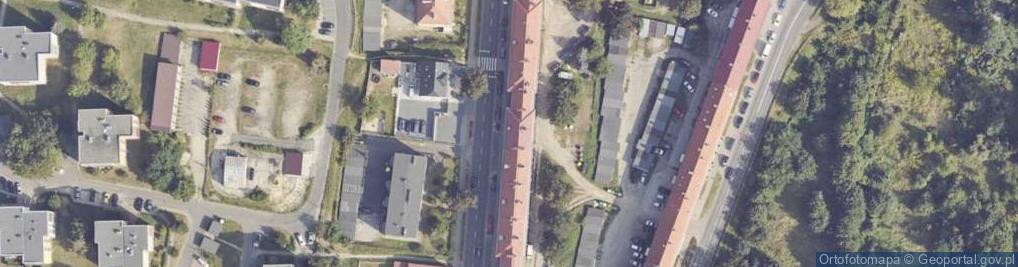 Zdjęcie satelitarne Wakacyjna ul.