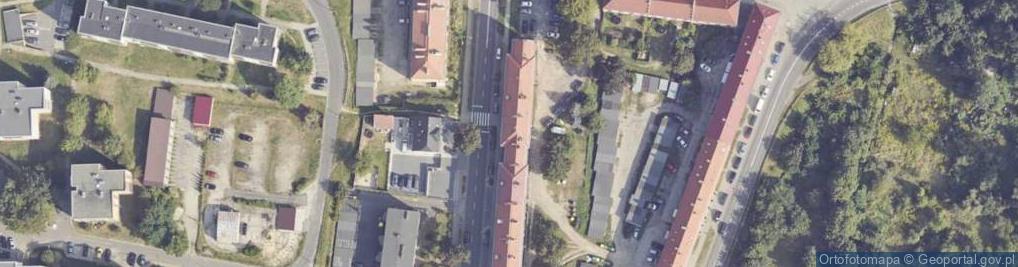 Zdjęcie satelitarne Wakacyjna ul.