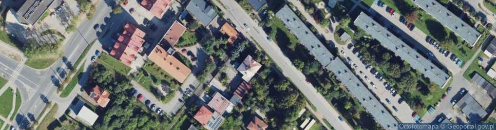 Zdjęcie satelitarne Warszawskie Przedmieście ul.