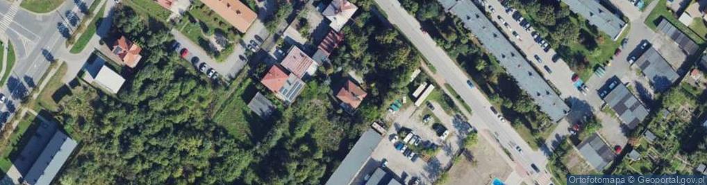 Zdjęcie satelitarne Warszawskie Przedmieście ul.