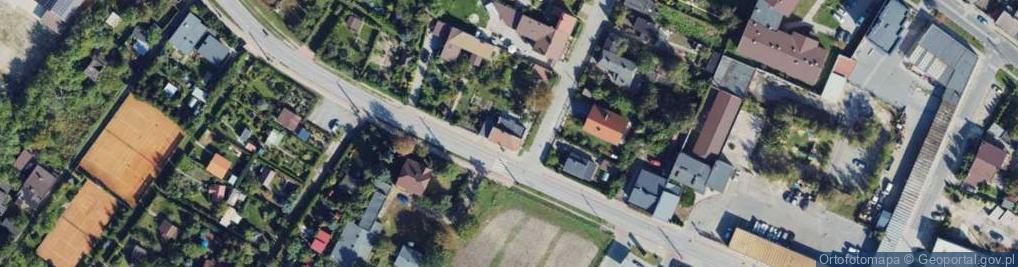 Zdjęcie satelitarne Warszawskie Przedmieście ul.