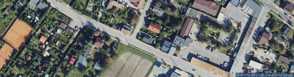 Zdjęcie satelitarne Warszawskie Przedmieście ul.