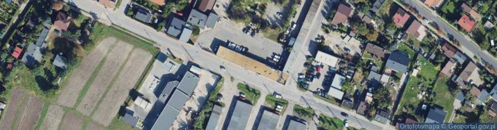 Zdjęcie satelitarne Warszawskie Przedmieście ul.