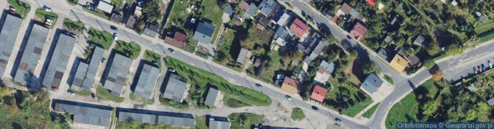Zdjęcie satelitarne Warszawskie Przedmieście ul.