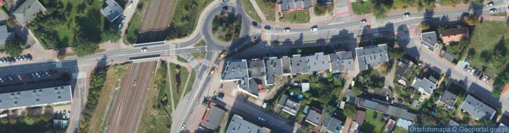 Zdjęcie satelitarne Warszawska ul.